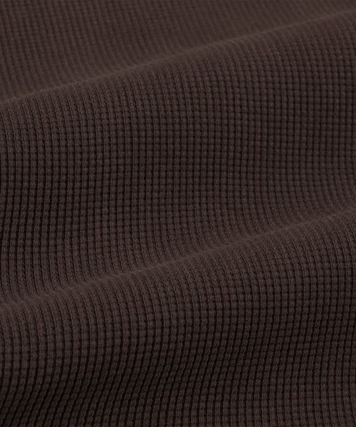 KANEMASA PHIL.（カネマサフィル）の「【KANEMASA PHIL.】18G Waffle（Tシャツ/カットソー・メンズ・ブラウン/ホワイト/ブラック・M/S）」の7枚目の写真