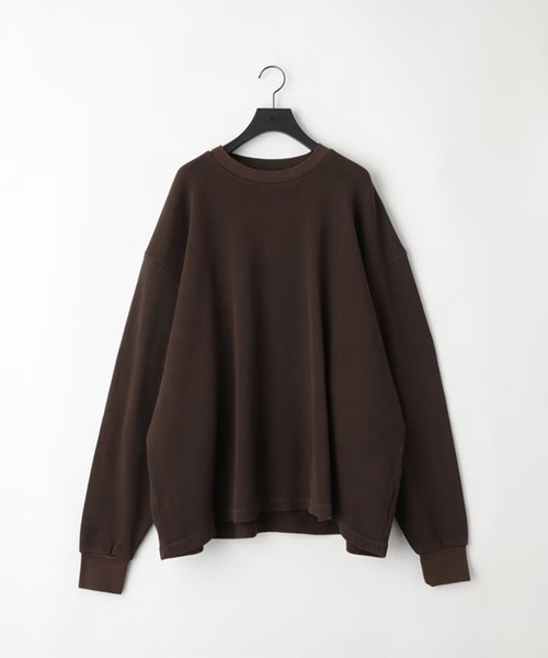 KANEMASA PHIL.（カネマサフィル）の「【KANEMASA PHIL.】18G Waffle（Tシャツ/カットソー・メンズ・ブラウン/ホワイト/ブラック・M/S）」の11枚目の写真