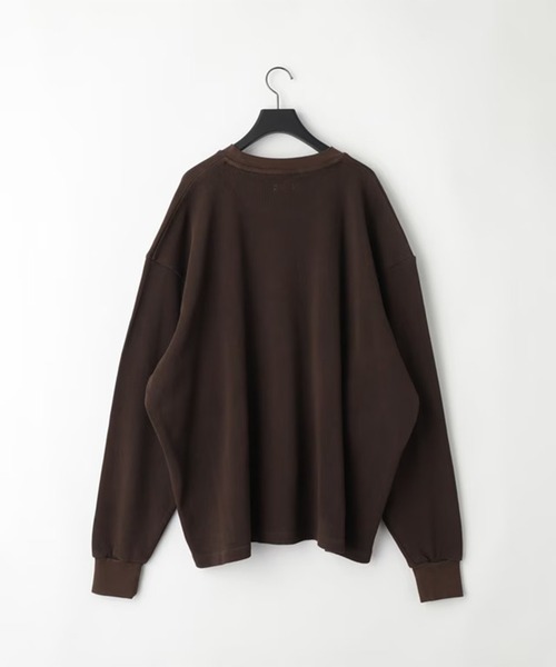 KANEMASA PHIL.（カネマサフィル）の「【KANEMASA PHIL.】18G Waffle（Tシャツ/カットソー・メンズ・ブラウン/ホワイト/ブラック・M/S）」の12枚目の写真