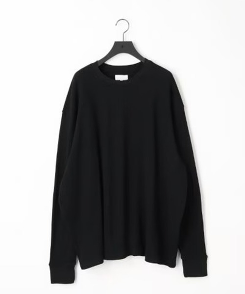 KANEMASA PHIL.（カネマサフィル）の「【KANEMASA PHIL.】18G Waffle（Tシャツ/カットソー・メンズ・ブラウン/ホワイト/ブラック・M/S）」の10枚目の写真