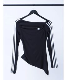 【adidas】ONE SHOULDER ASYMMETRIC Long-Sleeve Top