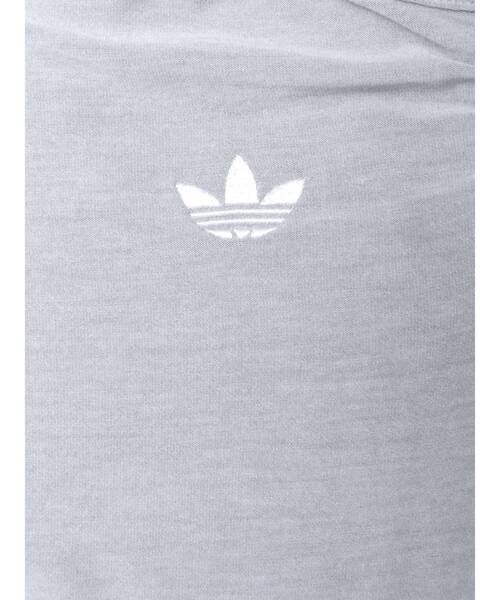 Now me. by NYLON JAPAN（ナウミーバイナイロンジャパン）の「【adidas】ONE SHOULDER ASYMMETRIC Long-Sleeve Top（Tシャツ/カットソー・レディース・グレー/ブラック・SMALL/MEDIUM）」の10枚目の写真