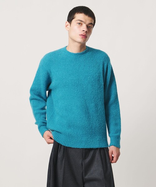 UNITED ARROWS & SONS(ユナイテッドアローズアンドサンズ)の「<UNITED ARROWS & SONS ALPC/WL C/N SWEATER/ニット(ニット/セーター・メンズ・コバルトブルー/レッド/ブラック・M/XL/L)」の1枚目の写真