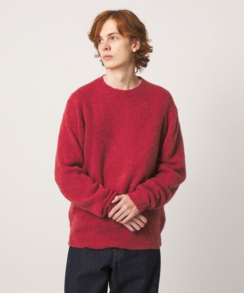 UNITED ARROWS & SONS(ユナイテッドアローズアンドサンズ)の「<UNITED ARROWS & SONS ALPC/WL C/N SWEATER/ニット(ニット/セーター・メンズ・コバルトブルー/レッド/ブラック・M/XL/L)」の9枚目の写真