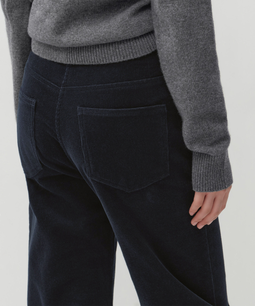 MUSINSA STANDARD WOMAN（ムシンサスタンダードウーマン）の「ウィメンズストレートコーデュロイパンツ[ダークネイビー]（その他パンツ・レディース・その他・29/28/27/26/25/24/30）」の6枚目の写真
