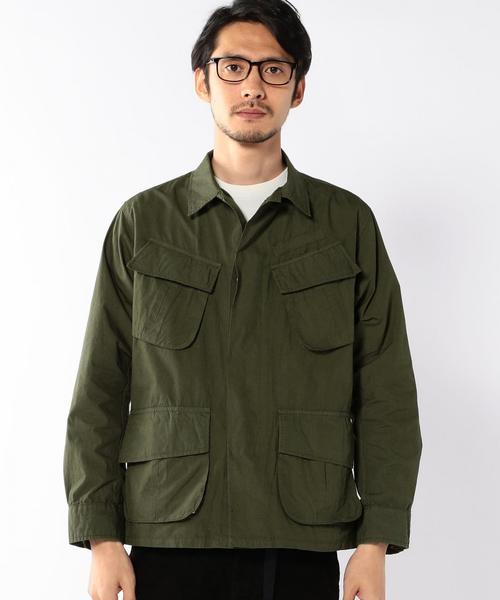 coen(コーエン)の「【C.MC】ダンプルーフフィールドジャケット(ミリタリージャケット・メンズ・ブラック/オリーブ・SMALL/X-LARGE/MEDIUM/LARGE)」の4枚目の写真