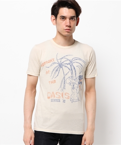 JUNK FOOD(ジャンクフード)の「POPEYE Oasis Summer ’82 ポパイTシャツ(Tシャツ/カットソー・メンズ・オフホワイト・MEDIUM)」の1枚目の写真