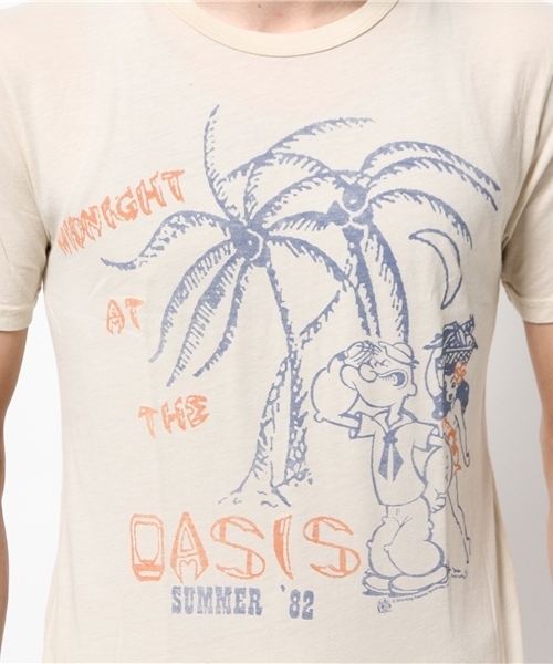 JUNK FOOD(ジャンクフード)の「POPEYE Oasis Summer ’82 ポパイTシャツ(Tシャツ/カットソー・メンズ・オフホワイト・MEDIUM)」の6枚目の写真