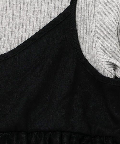 GLOBAL WORK（グローバルワーク）の「【キッズ】アソートキャッミレイヤー長袖/728548（Tシャツ/カットソー・キッズ・ブラック/ベージュ/グレー/ワインレッド/その他1・LARGE/SMALL/MEDIUM/X-LARGE）」の9枚目の写真