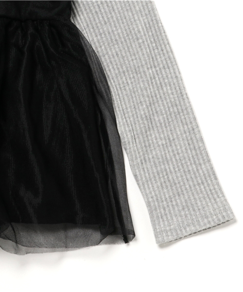 GLOBAL WORK（グローバルワーク）の「【キッズ】アソートキャッミレイヤー長袖/728548（Tシャツ/カットソー・キッズ・ブラック/ベージュ/グレー/ワインレッド/その他1・LARGE/SMALL/MEDIUM/X-LARGE）」の10枚目の写真