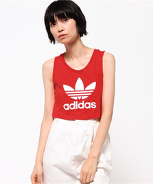 adidas | 【adicolor】オリジナルス Tシャツ[LOOSE CROP TREFOIL TANK](タンクトップ)