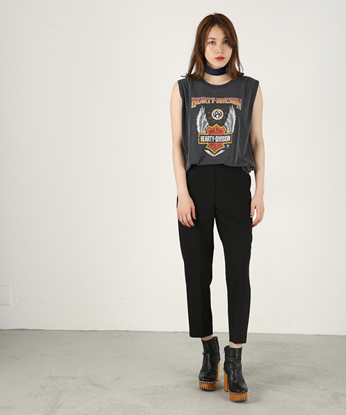 MOUSSY（マウジー）の「STRETCH SLIM TIGHT PT（その他パンツ・レディース・ブラック/トップグレー/ボルドー・2/1）」の2枚目の写真