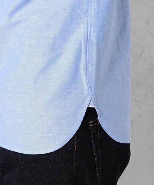 green label relaxing（グリーンレーベルリラクシング）の「STD GLR SELVAGE/OX ボタンダウン シャツ◆（シャツ/ブラウス・メンズ・ライトブルー/オフホワイト・LARGE/MEDIUM/SMALL）」の13枚目の写真