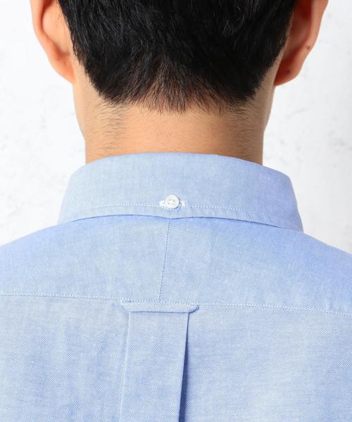 green label relaxing（グリーンレーベルリラクシング）の「STD GLR SELVAGE/OX ボタンダウン シャツ◆（シャツ/ブラウス・メンズ・ライトブルー/オフホワイト・LARGE/MEDIUM/SMALL）」の5枚目の写真