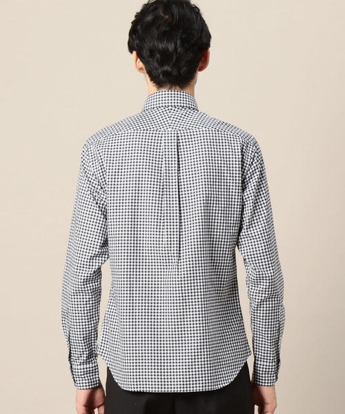 BEAUTY&YOUTH UNITED ARROWS(ビューティーアンドユースユナイテッドアローズ)の「BY オックス ギンガムチェック シャツ(シャツ/ブラウス・メンズ・ネイビー/ブラック・X-SMALL/MEDIUM/X-LARGE/LARGE/SMALL)」の13枚目の写真