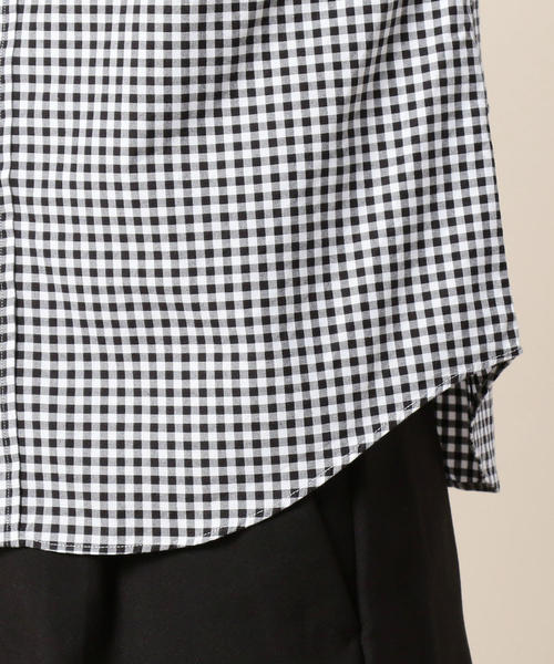 BEAUTY&YOUTH UNITED ARROWS(ビューティーアンドユースユナイテッドアローズ)の「BY オックス ギンガムチェック シャツ(シャツ/ブラウス・メンズ・ネイビー/ブラック・X-SMALL/MEDIUM/X-LARGE/LARGE/SMALL)」の12枚目の写真