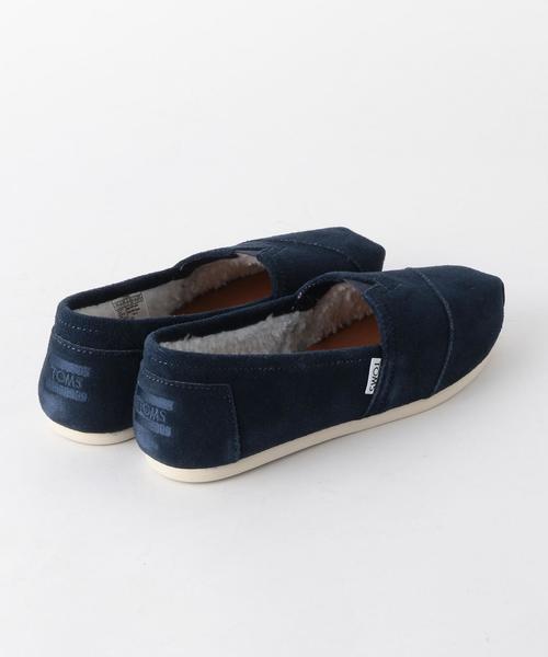 Boisson Chocolat(ボワソンショコラ)の「TOMS ボアスリッポン(スリッポン・レディース・ブラック/ネイビー・24cm/23cm/23.5cm/24.5cm)」の9枚目の写真