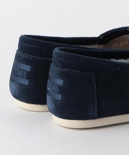 Boisson Chocolat(ボワソンショコラ)の「TOMS ボアスリッポン(スリッポン・レディース・ブラック/ネイビー・24cm/23cm/23.5cm/24.5cm)」の11枚目の写真