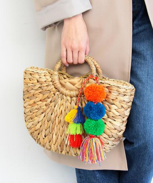 BEAUTY&YOUTH UNITED ARROWS（ビューティーアンドユースユナイテッドアローズ）の「BY∴ リングハンドルバスケットS ◆（かごバッグ・レディース・ナチュラル・FREE）」の8枚目の写真