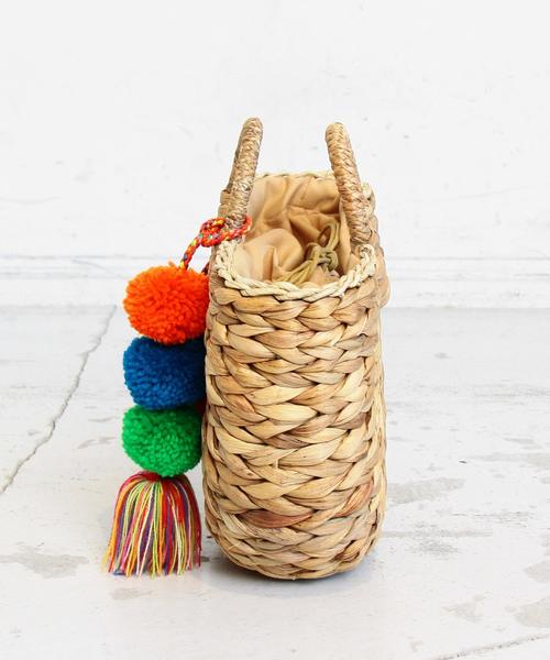 BEAUTY&YOUTH UNITED ARROWS（ビューティーアンドユースユナイテッドアローズ）の「BY∴ リングハンドルバスケットS ◆（かごバッグ・レディース・ナチュラル・FREE）」の3枚目の写真