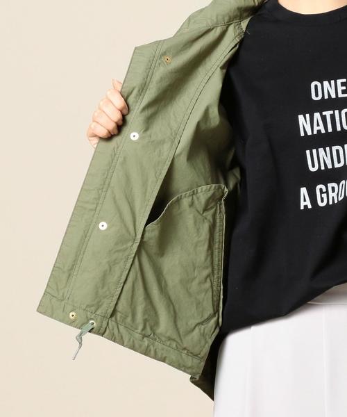 BEAUTY&YOUTH UNITED ARROWS(ビューティーアンドユースユナイテッドアローズ)の「BY タイプライターフードブルゾン ◆(ブルゾン・レディース・オフホワイト/オリーブ/ネイビー・FREE)」の11枚目の写真