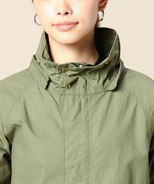 BEAUTY&YOUTH UNITED ARROWS(ビューティーアンドユースユナイテッドアローズ)の「BY タイプライターフードブルゾン ◆(ブルゾン・レディース・オフホワイト/オリーブ/ネイビー・FREE)」の14枚目の写真