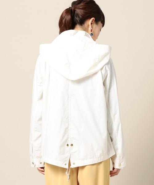 BEAUTY&YOUTH UNITED ARROWS(ビューティーアンドユースユナイテッドアローズ)の「BY タイプライターフードブルゾン ◆(ブルゾン・レディース・オフホワイト/オリーブ/ネイビー・FREE)」の15枚目の写真
