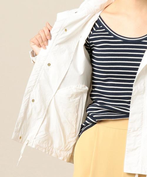 BEAUTY&YOUTH UNITED ARROWS(ビューティーアンドユースユナイテッドアローズ)の「BY タイプライターフードブルゾン ◆(ブルゾン・レディース・オフホワイト/オリーブ/ネイビー・FREE)」の16枚目の写真