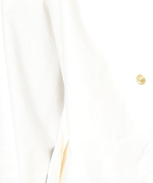 BEAUTY&YOUTH UNITED ARROWS(ビューティーアンドユースユナイテッドアローズ)の「BY タイプライターフードブルゾン ◆(ブルゾン・レディース・オフホワイト/オリーブ/ネイビー・FREE)」の7枚目の写真