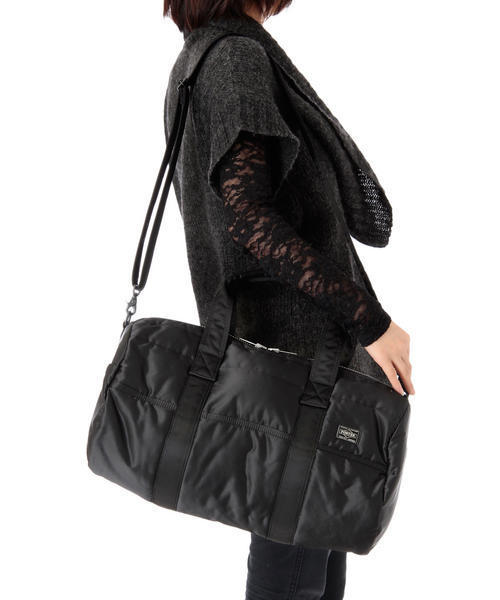 PORTER（ポーター）の「PORTER TANKER BOSTON BAG <B印 YOSHIDA SELECT>（ボストンバッグ・メンズ・ブラック・ONE SIZE）」の7枚目の写真