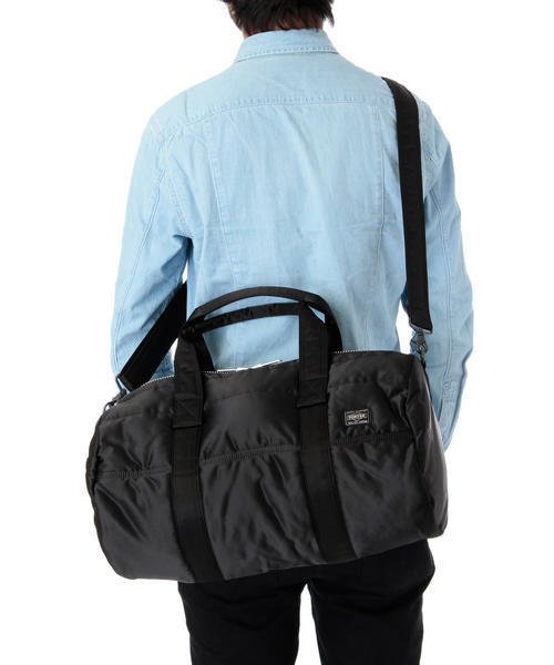 PORTER（ポーター）の「PORTER TANKER BOSTON BAG <B印 YOSHIDA SELECT>（ボストンバッグ・メンズ・ブラック・ONE SIZE）」の8枚目の写真