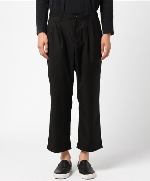 WEGO（ウィゴー）の「WEGO/ワイドアンクルスラックス（スラックス・メンズ・ブラック・SMALL/MEDIUM/LARGE）」の13枚目の写真