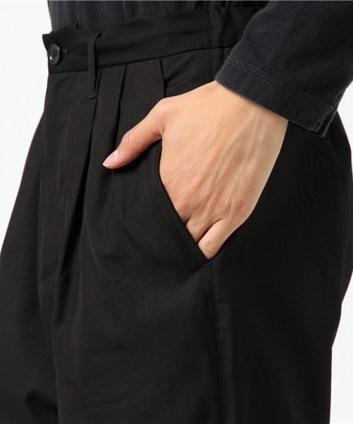 WEGO（ウィゴー）の「WEGO/ワイドアンクルスラックス（スラックス・メンズ・ブラック・SMALL/MEDIUM/LARGE）」の9枚目の写真