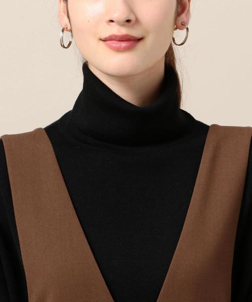 ☆ BEAUTY&YOUTH ダブルクロス ジャンパースカート 日本製 S BEAUTY&YOUTH UNITED ARROWS（ビューティーアンドユース
