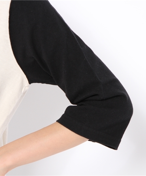 BEAMS BOY(ビームスボーイ)の「O.BOY-P B/B 3/4(Tシャツ/カットソー・レディース・ブラック/グリーン系その他・ONE SIZE)」の8枚目の写真