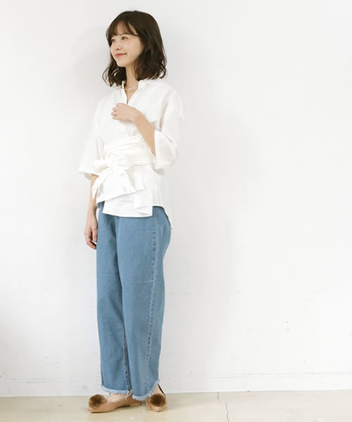 SESTO(セスト)の「テコラティブフリンジパーツのポインテッドトゥフラットパンプス/ぺたんこシューズ(パンプス・レディース・ブラック/ベージュ/グレー/ピンク/ブルー/グリーン・24.5cm/25.5cm/24.0cm/23.5cm/23.0cm/22.5cm/22.0cm)」の22枚目の写真