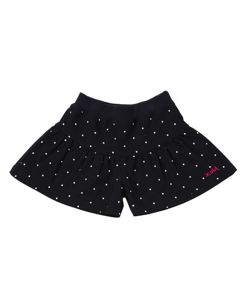 X-girl Stages(エックスガールステージス)の「PRINTED CULOTTE (12M~3T)(その他パンツ・キッズ・カモフラージュ/ブラック/ベージュ・12M/2T/3T)」の1枚目の写真