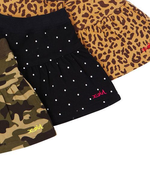 X-girl Stages(エックスガールステージス)の「PRINTED CULOTTE (12M~3T)(その他パンツ・キッズ・カモフラージュ/ブラック/ベージュ・12M/2T/3T)」の5枚目の写真