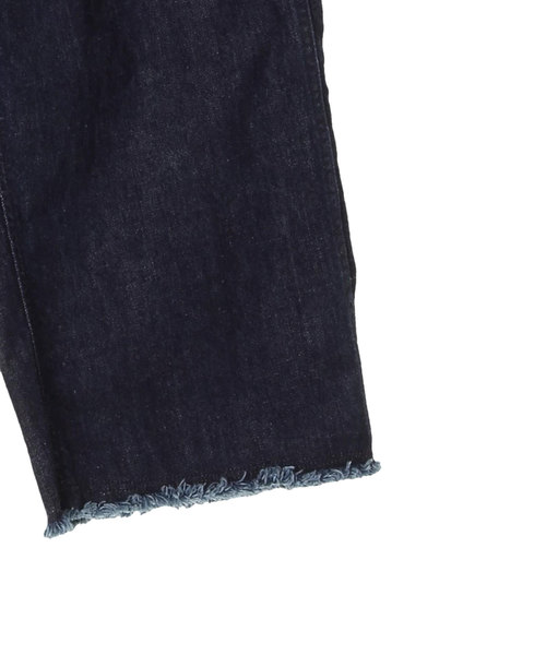 Green　Parks（グリーンパークス）の「甘織りテーパードデニムパンツ（その他パンツ・レディース・インディゴブルー/ワンウォッシュ/ライトインディゴブルー・MEDIUM/LARGE）」の8枚目の写真