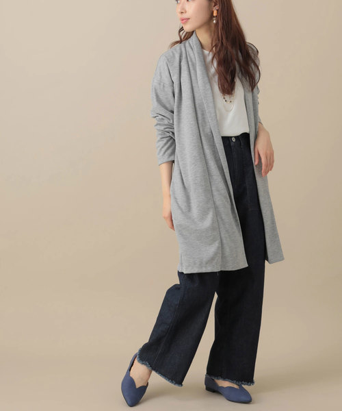 Green　Parks（グリーンパークス）の「甘織りテーパードデニムパンツ（その他パンツ・レディース・インディゴブルー/ワンウォッシュ/ライトインディゴブルー・MEDIUM/LARGE）」の11枚目の写真