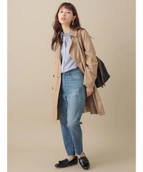 Green　Parks（グリーンパークス）の「甘織りテーパードデニムパンツ（その他パンツ・レディース・インディゴブルー/ワンウォッシュ/ライトインディゴブルー・MEDIUM/LARGE）」の22枚目の写真