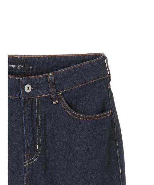 Green　Parks（グリーンパークス）の「甘織りテーパードデニムパンツ（その他パンツ・レディース・インディゴブルー/ワンウォッシュ/ライトインディゴブルー・MEDIUM/LARGE）」の14枚目の写真