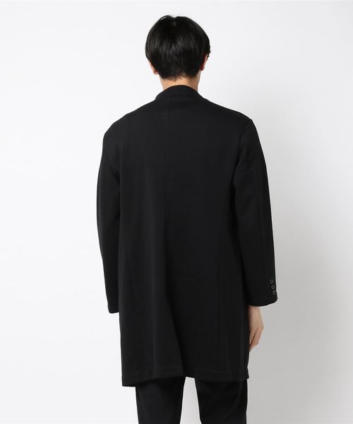 WEGO（ウィゴー）の「WEGO/ストレッチチェスターコート（チェスターコート・メンズ・杢グレー/ブラック/ネイビー・MEDIUM/LARGE/SMALL）」の5枚目の写真