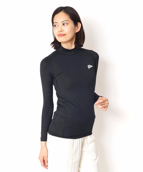 FILA】レディース長袖ハイネック コンプレッショントップス 吸水