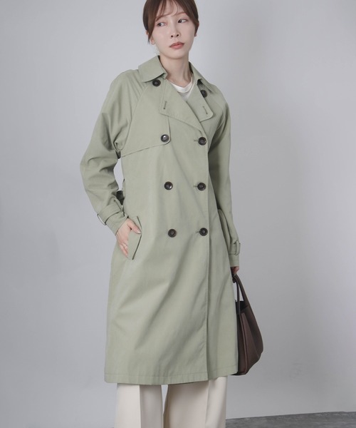 【新品未開封】ソーシャルガール（Social GIRL）トレンチコート ベージュ 3L レディース スプリングコート ロング 大きいサイズ 