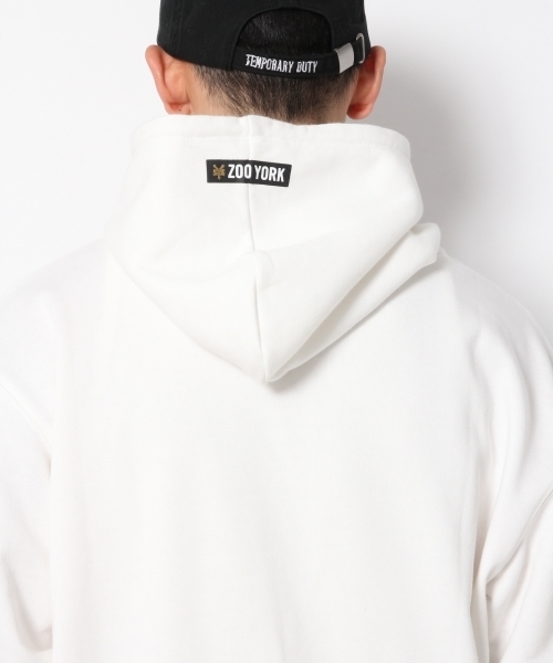 RAGEBLUE（レイジブルー）の「＜Zoo York/ズーヨーク＞別注スウェットパーカ/787113（パーカー・メンズ・ホワイト/ブラック・MEDIUM/LARGE）」の16枚目の写真