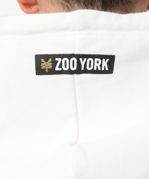 RAGEBLUE（レイジブルー）の「＜Zoo York/ズーヨーク＞別注スウェットパーカ/787113（パーカー・メンズ・ホワイト/ブラック・MEDIUM/LARGE）」の4枚目の写真