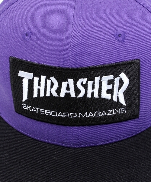 THRASHER（スラッシャー）の「WEGO/THRASHERキャップ（キャップ・レディース・ブラック/パープル・FREE）」の5枚目の写真