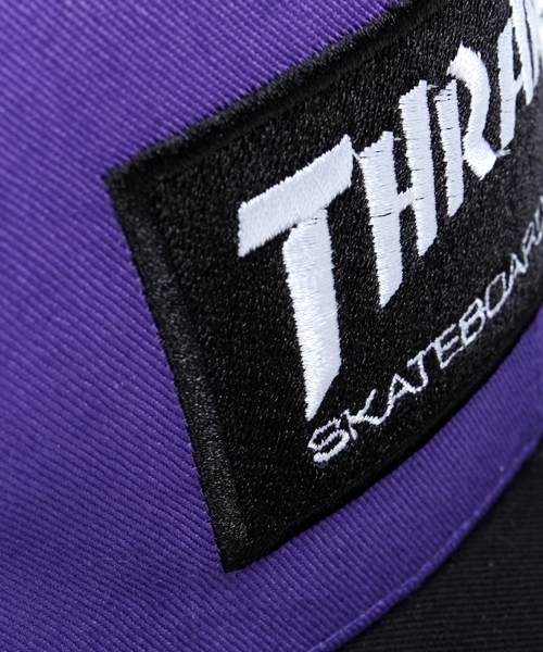 THRASHER（スラッシャー）の「WEGO/THRASHERキャップ（キャップ・レディース・ブラック/パープル・FREE）」の6枚目の写真
