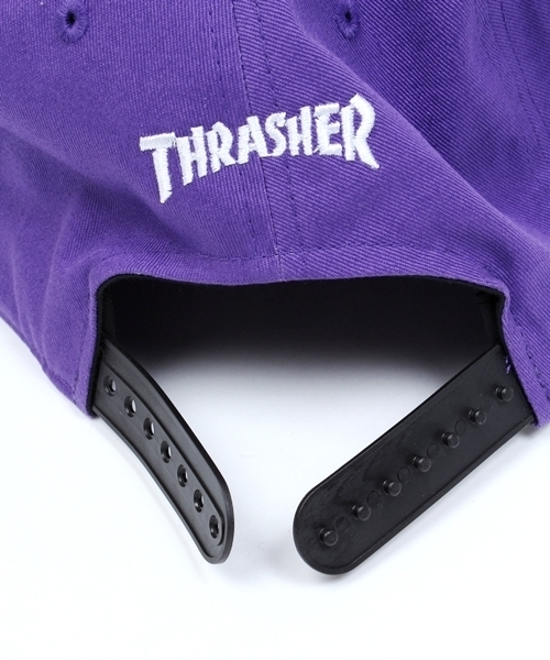THRASHER（スラッシャー）の「WEGO/THRASHERキャップ（キャップ・レディース・ブラック/パープル・FREE）」の8枚目の写真